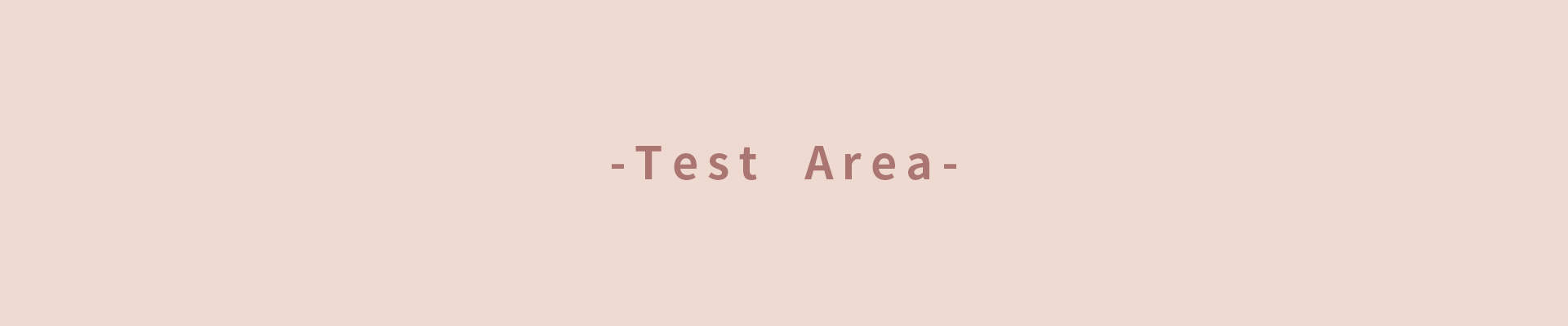Test Area